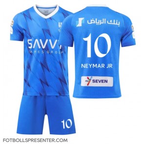 Al-Hilal Neymar Jr #10 Hemmatröja Barn 2023-24 Kortärmad (+ korta byxor)